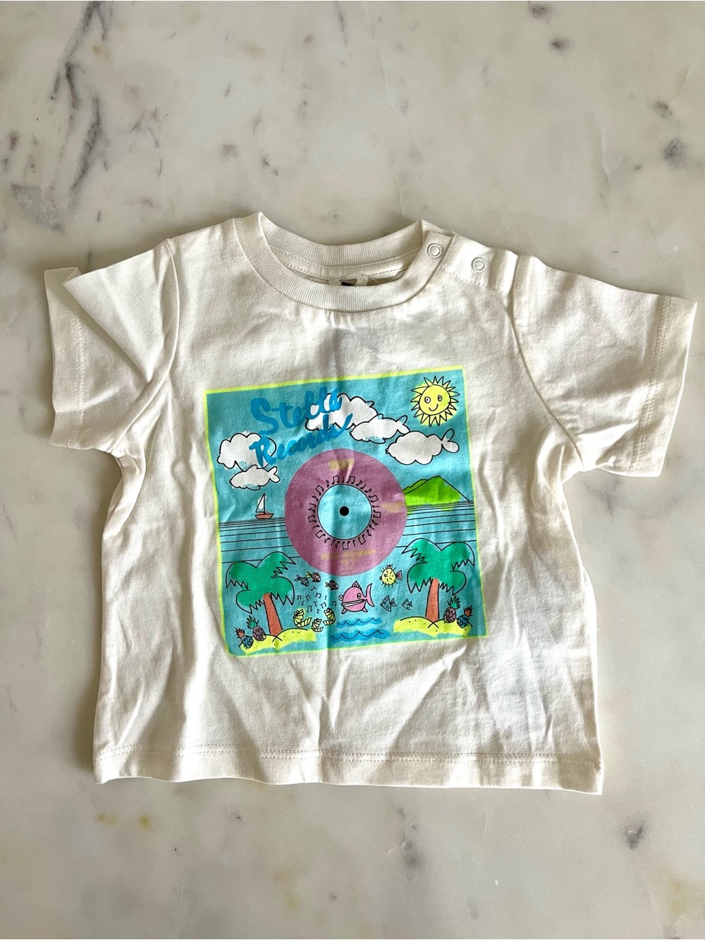 NWT Stella McCartney Kids Rare 2014 Vintage “Record T-shirt”